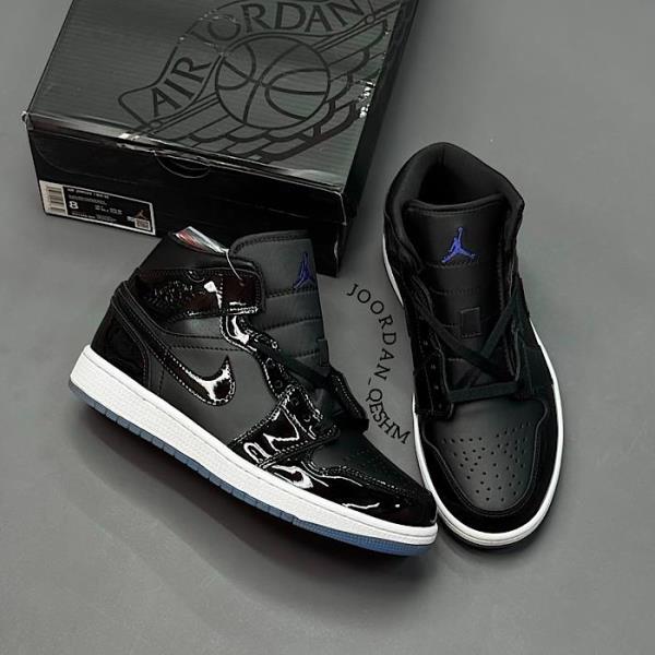 کتونی جردن ورنی مشکی Nike Air Jordan