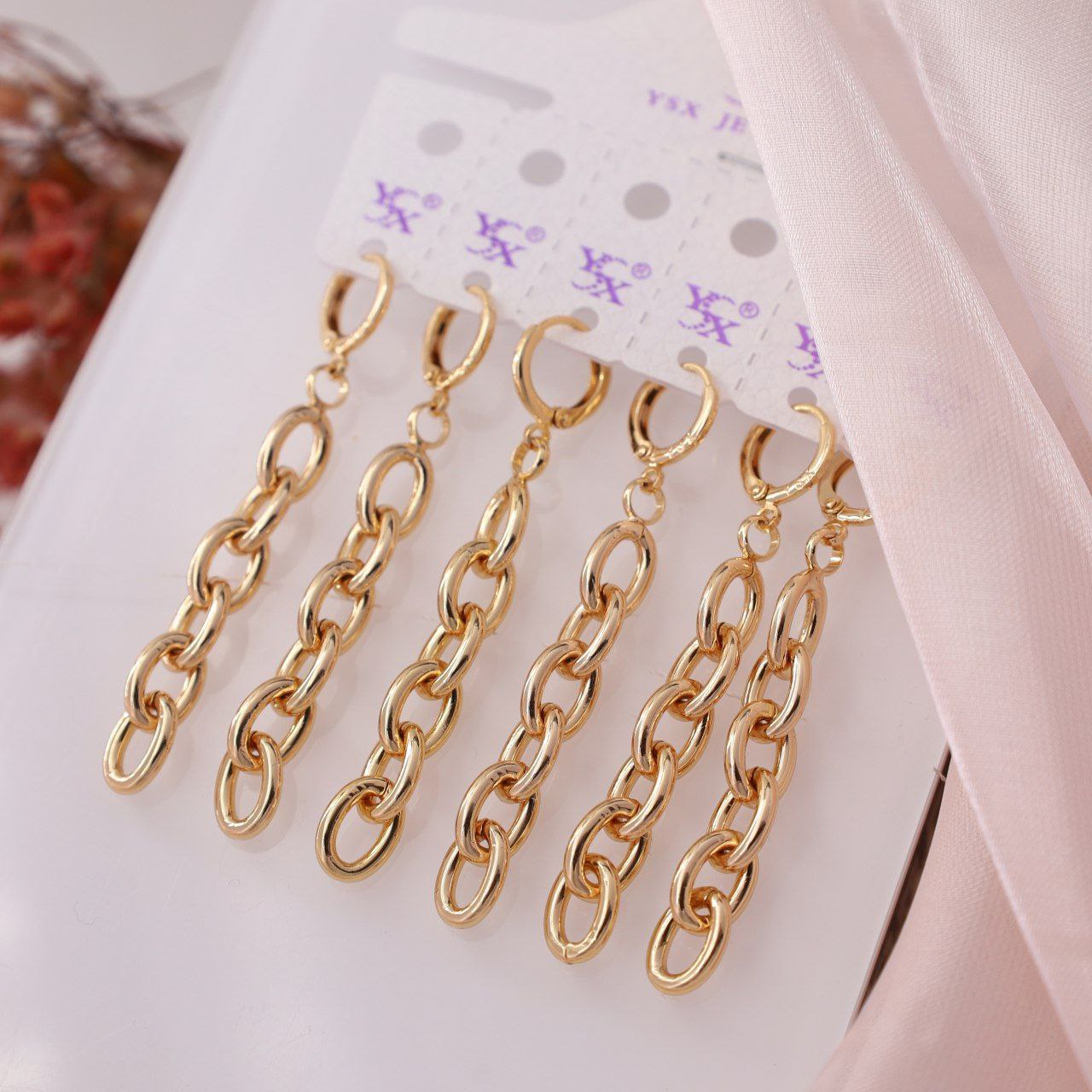 گوشواره طرح طلا کد G178