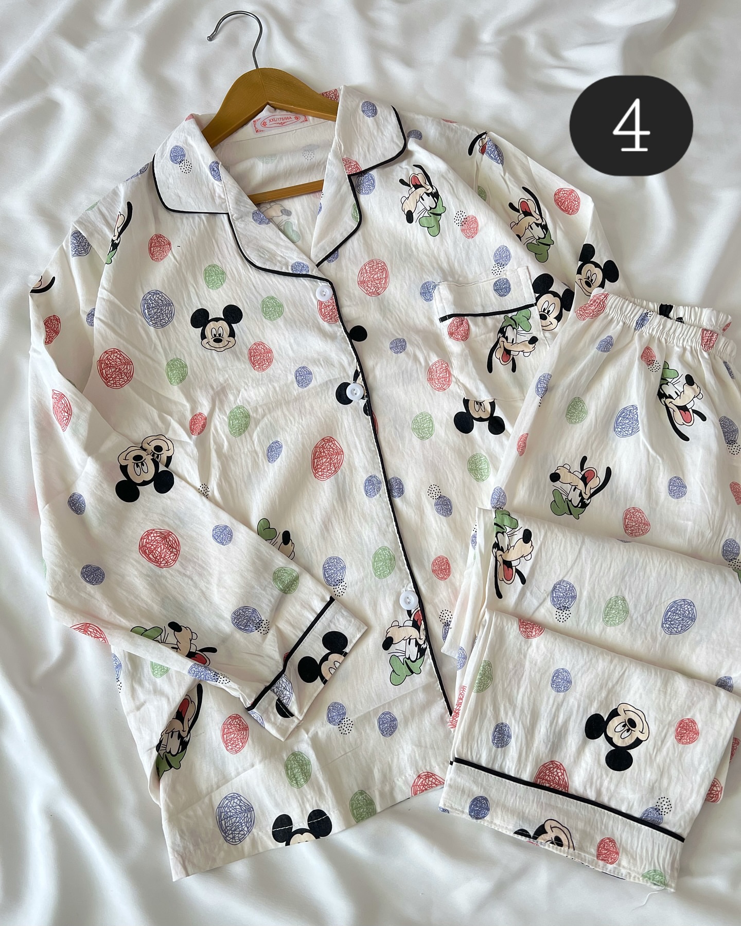 ست دو تیکه بلوز و شلوار موسلین