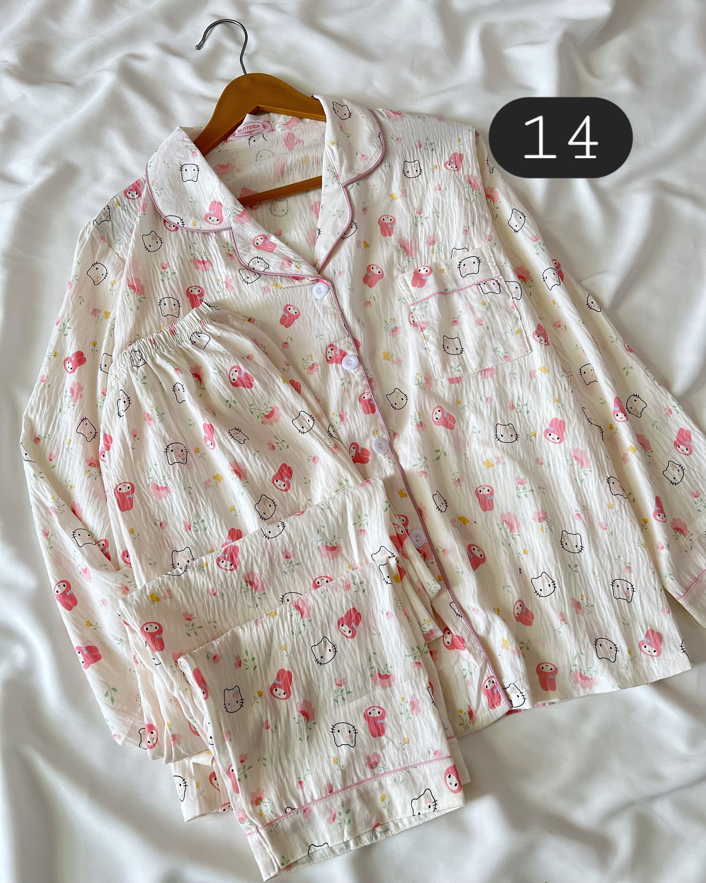 ست دو تیکه بلوز و شلوار موسلین