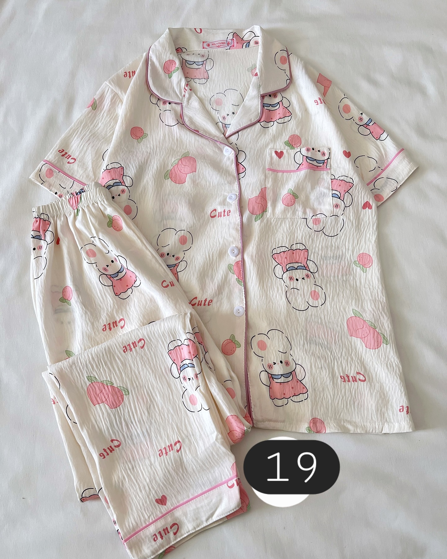 ست دو تیکه بلوز و شلوار موسلین