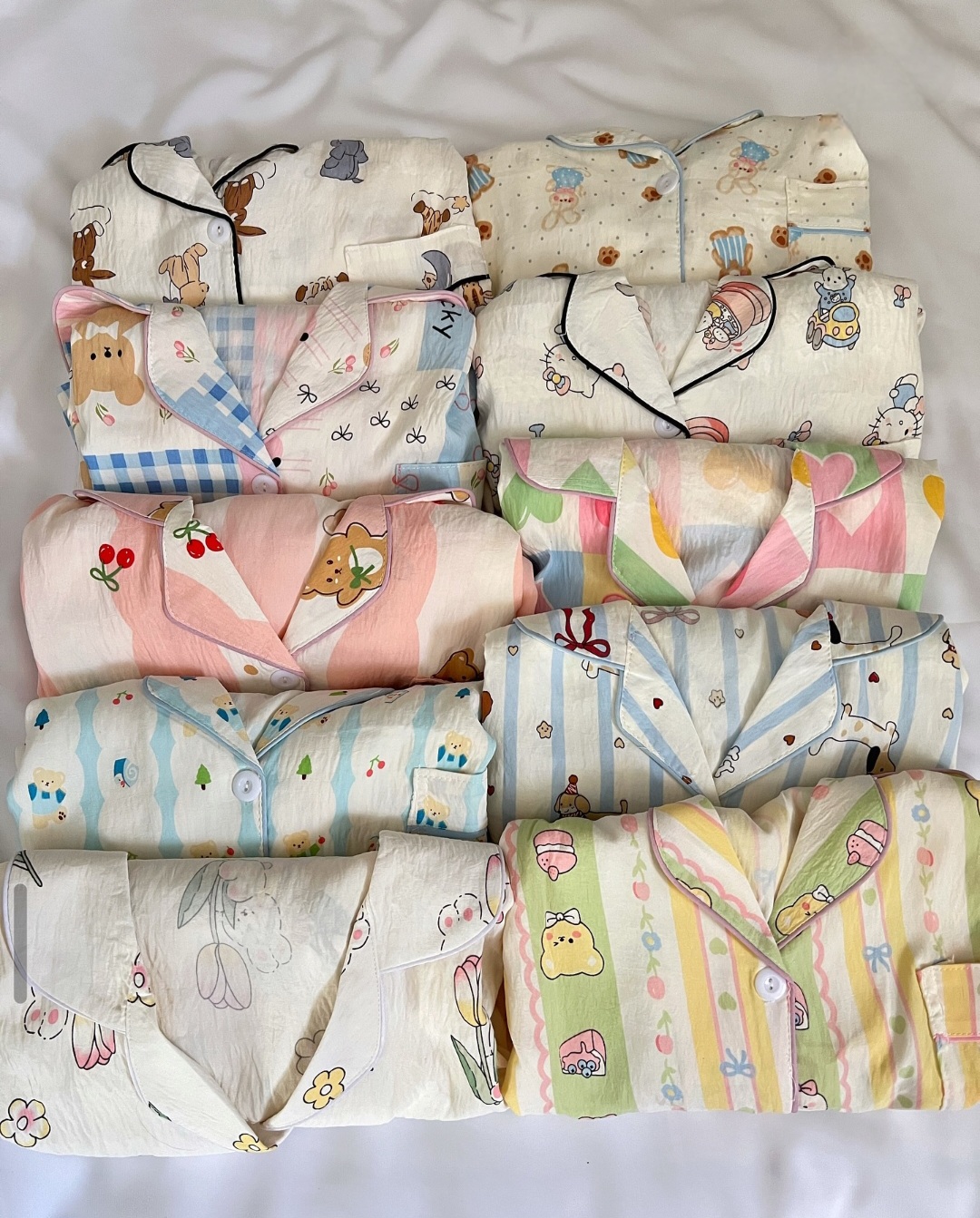 ست دو تیکه بلوز و شلوار موسلین