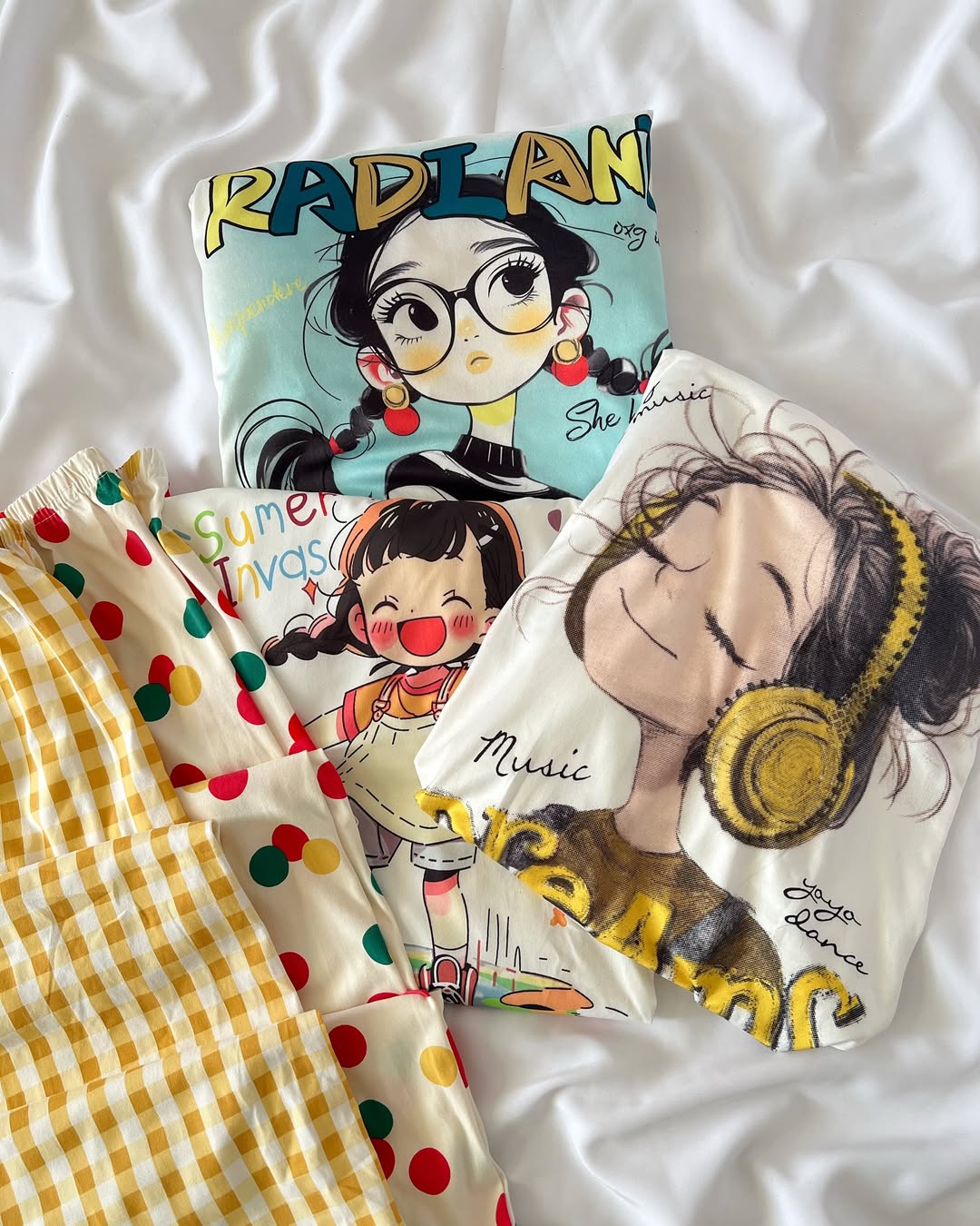 ست دو تیکه فانتزی کاپ دار 