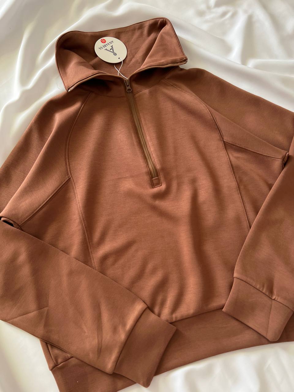 ست دورس نیم زیپ و شلوار