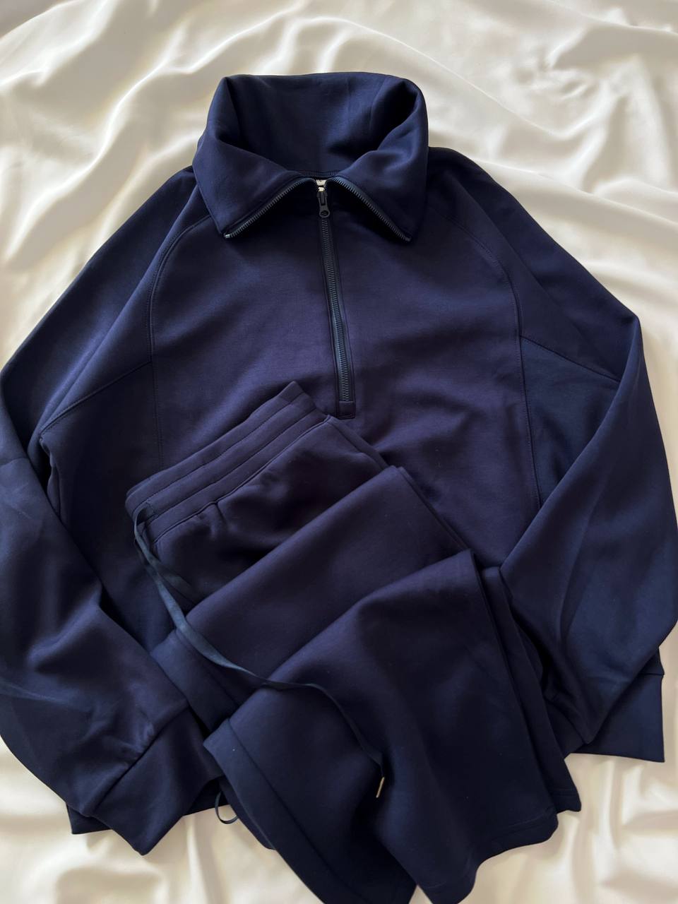 ست دورس نیم زیپ و شلوار