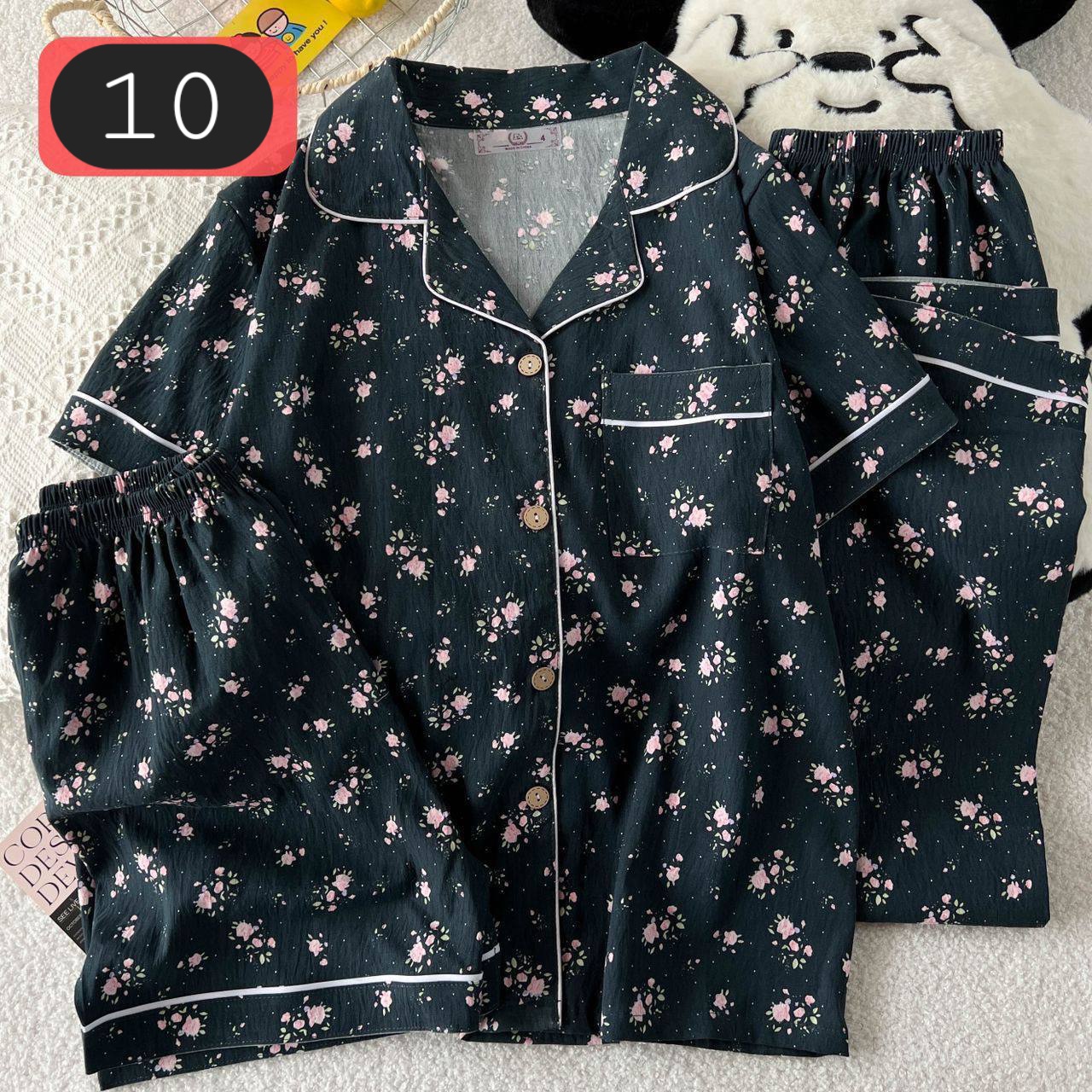 ست سه تیکه نخی طرحدار