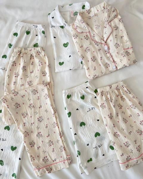 ست سه تیکه نخی طرحدار