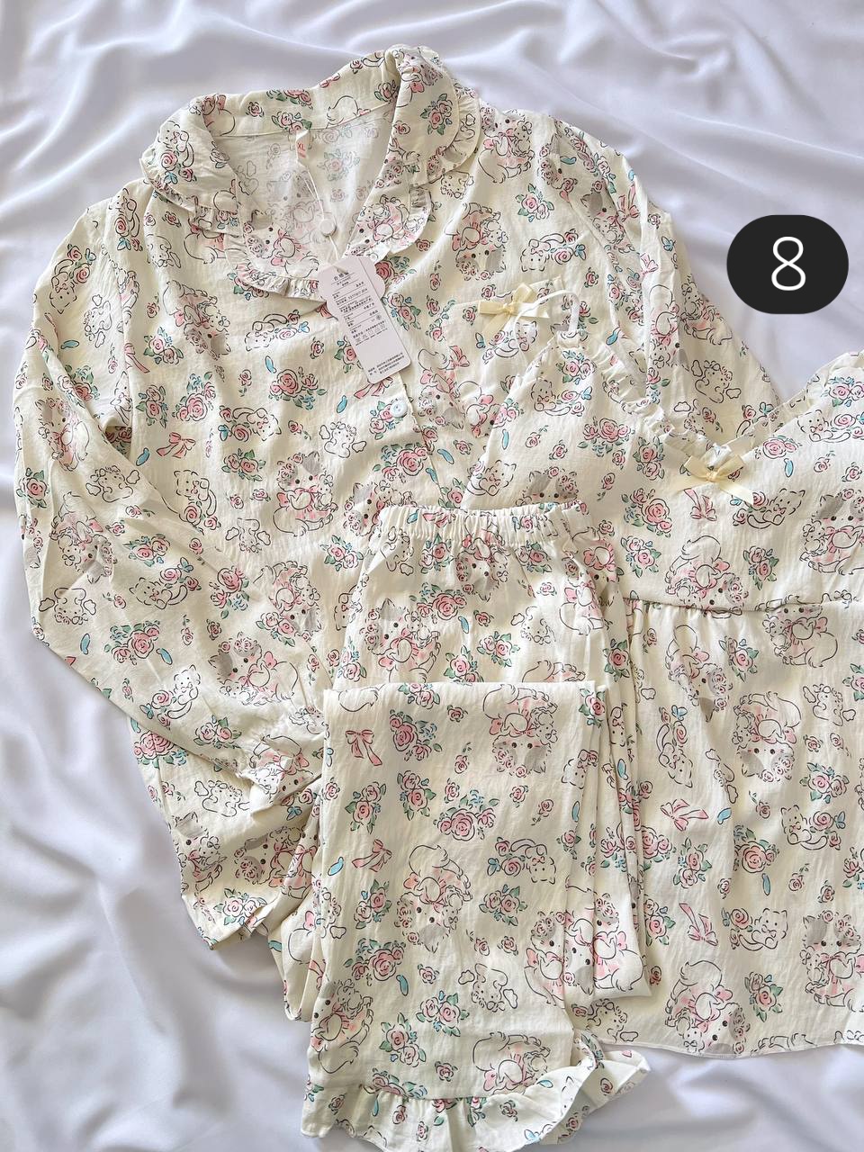 ست سه تیکه نخی فانتزی