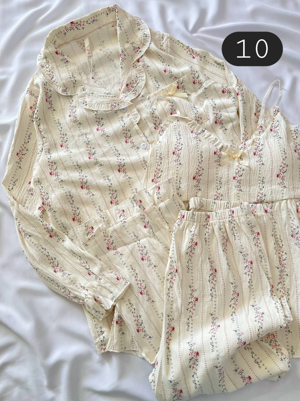 ست سه تیکه نخی فانتزی