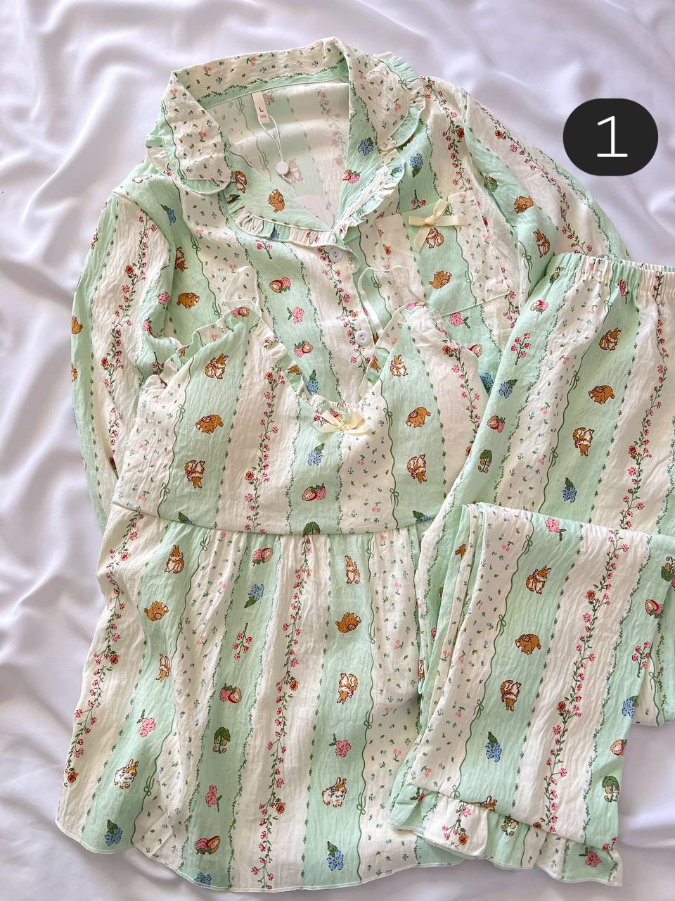 ست سه تیکه نخی فانتزی