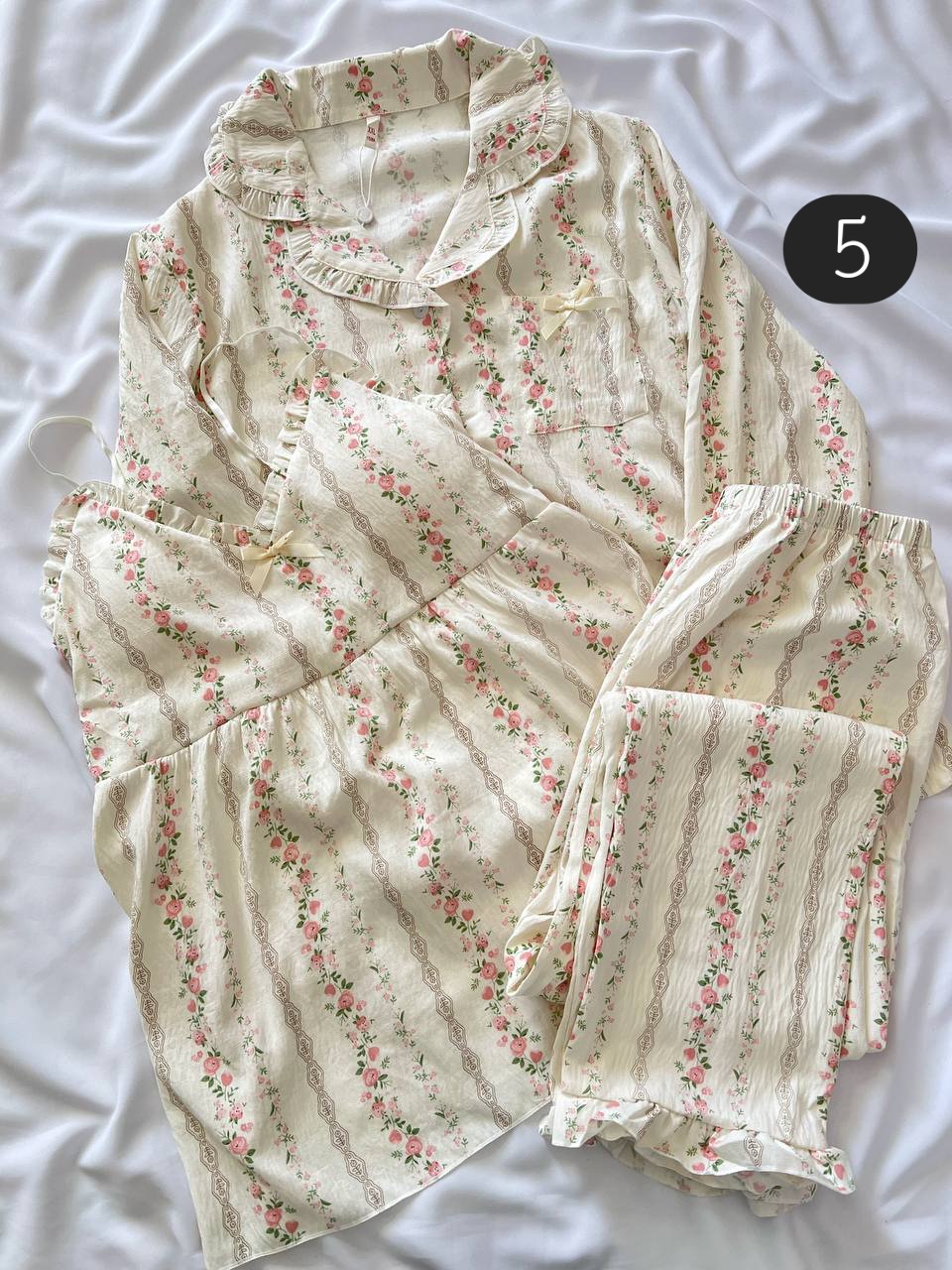 ست سه تیکه نخی فانتزی