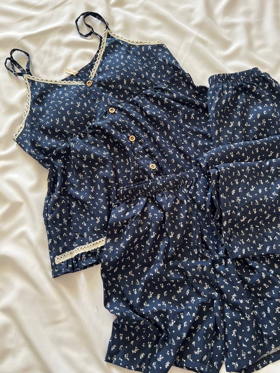 ست سه تیکه نخی فانتزی