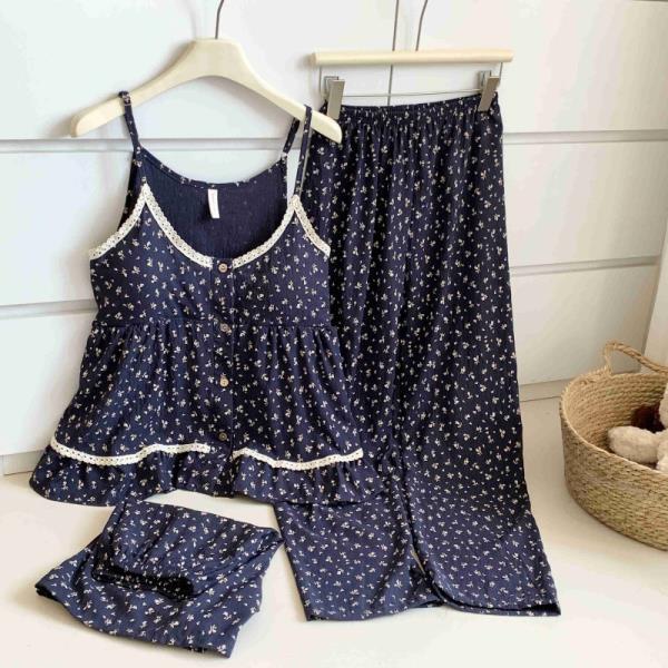 ست سه تیکه نخی فانتزی