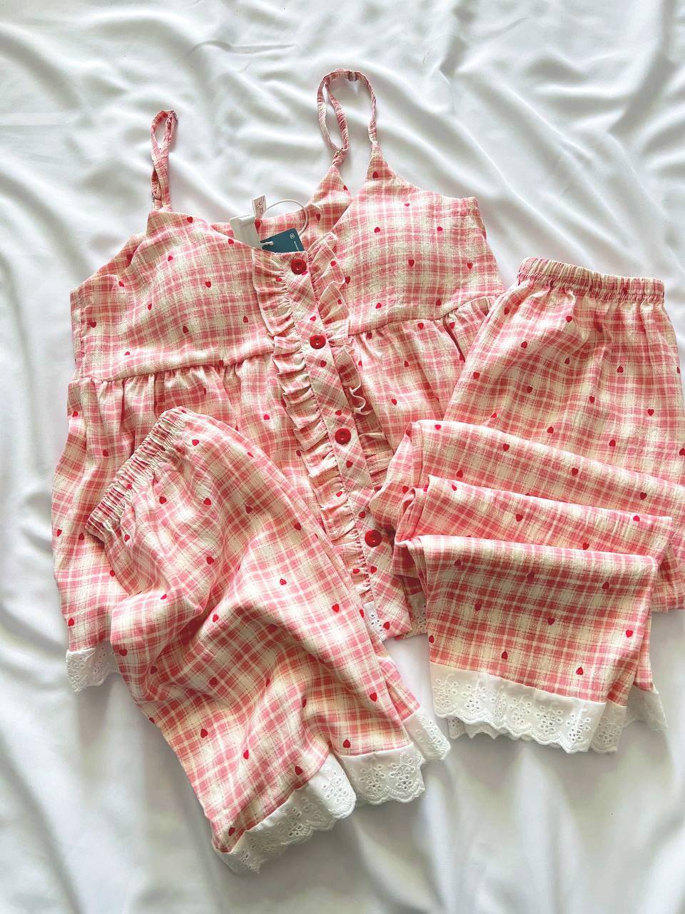 ست سه تیکه نخی فانتزی