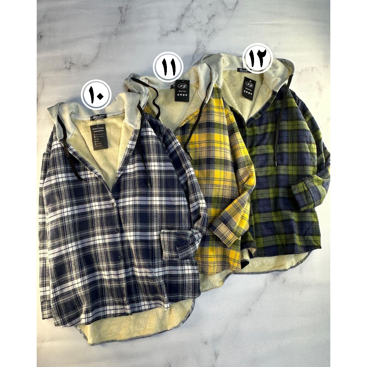 شکت چهارخونه داخل خز کلاه دار