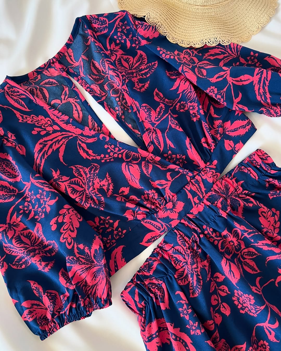 لباس آستین پف کمری ماکسی لباس ساحلی