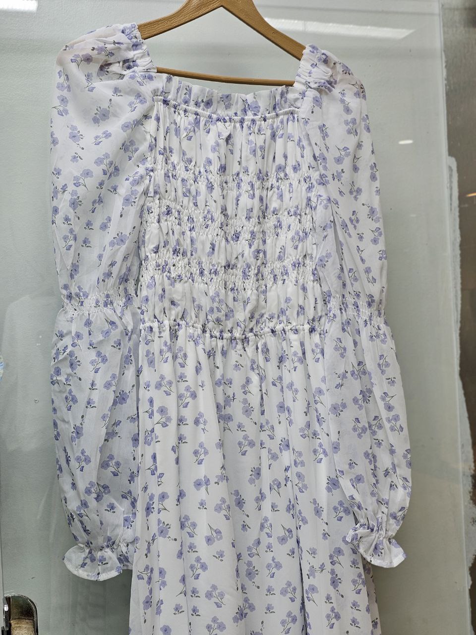 پیراهن حریر گلدار