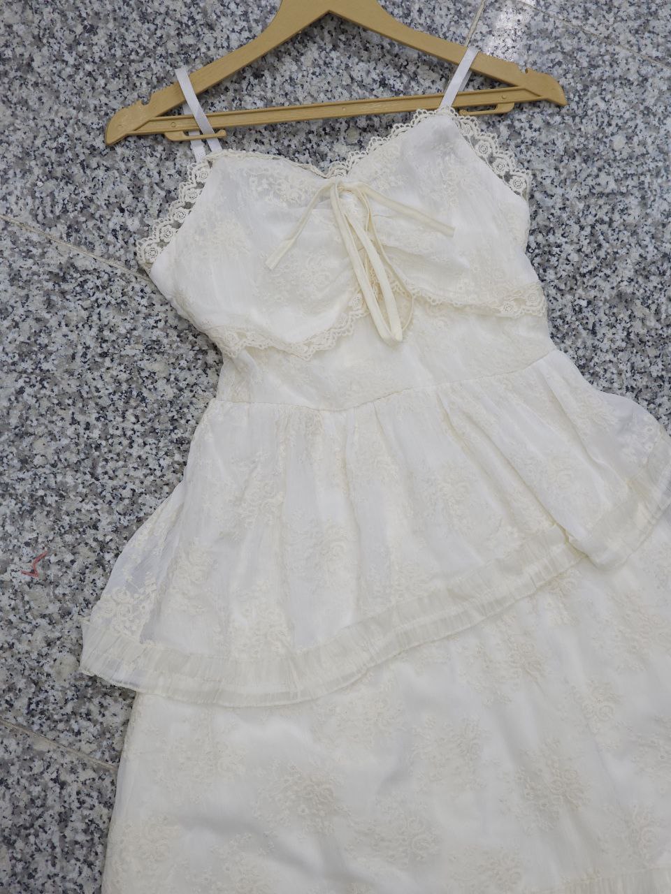 پیراهن دو بند گیپوری