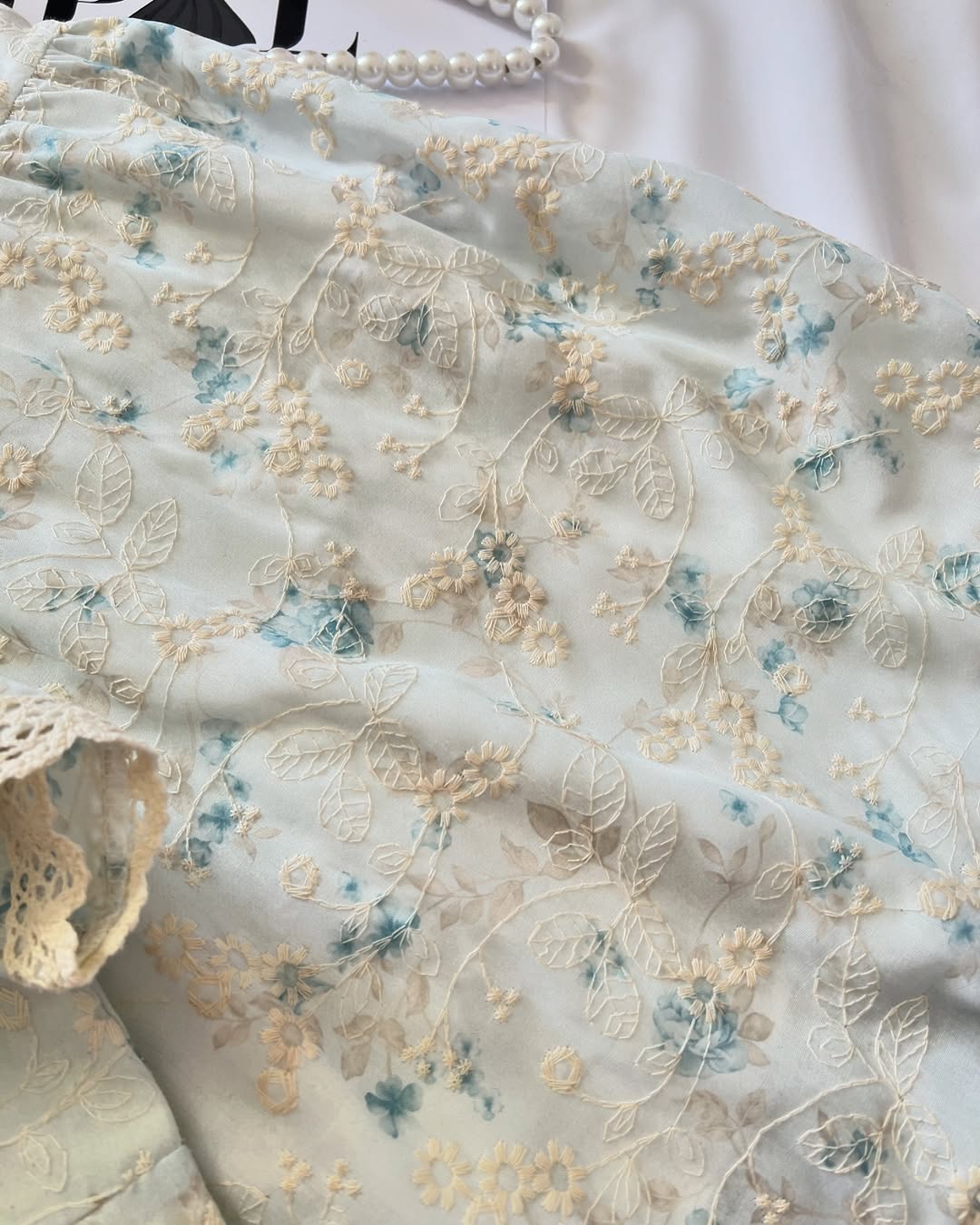 پیراهن مجلسی خامه دوزی