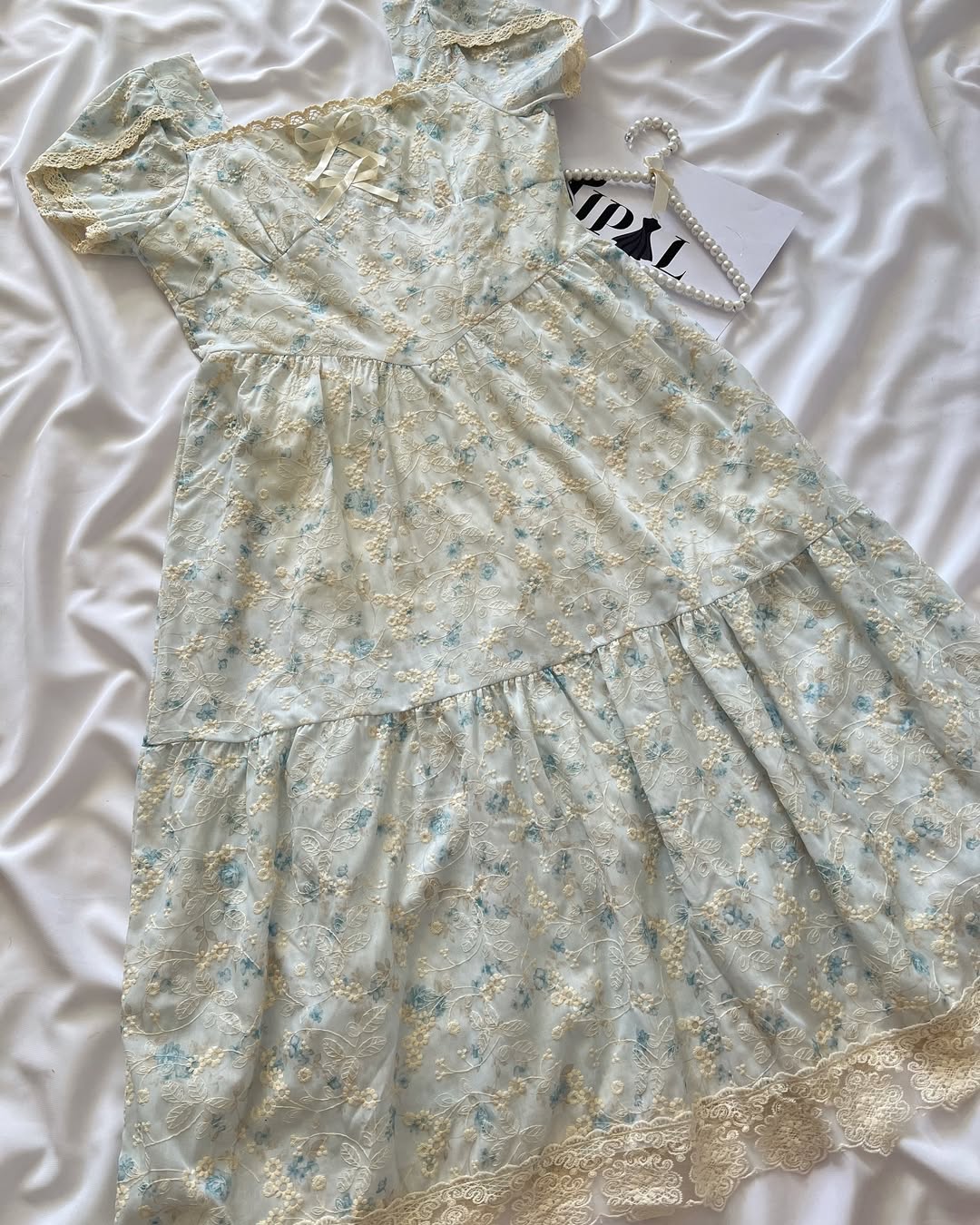 پیراهن مجلسی خامه دوزی