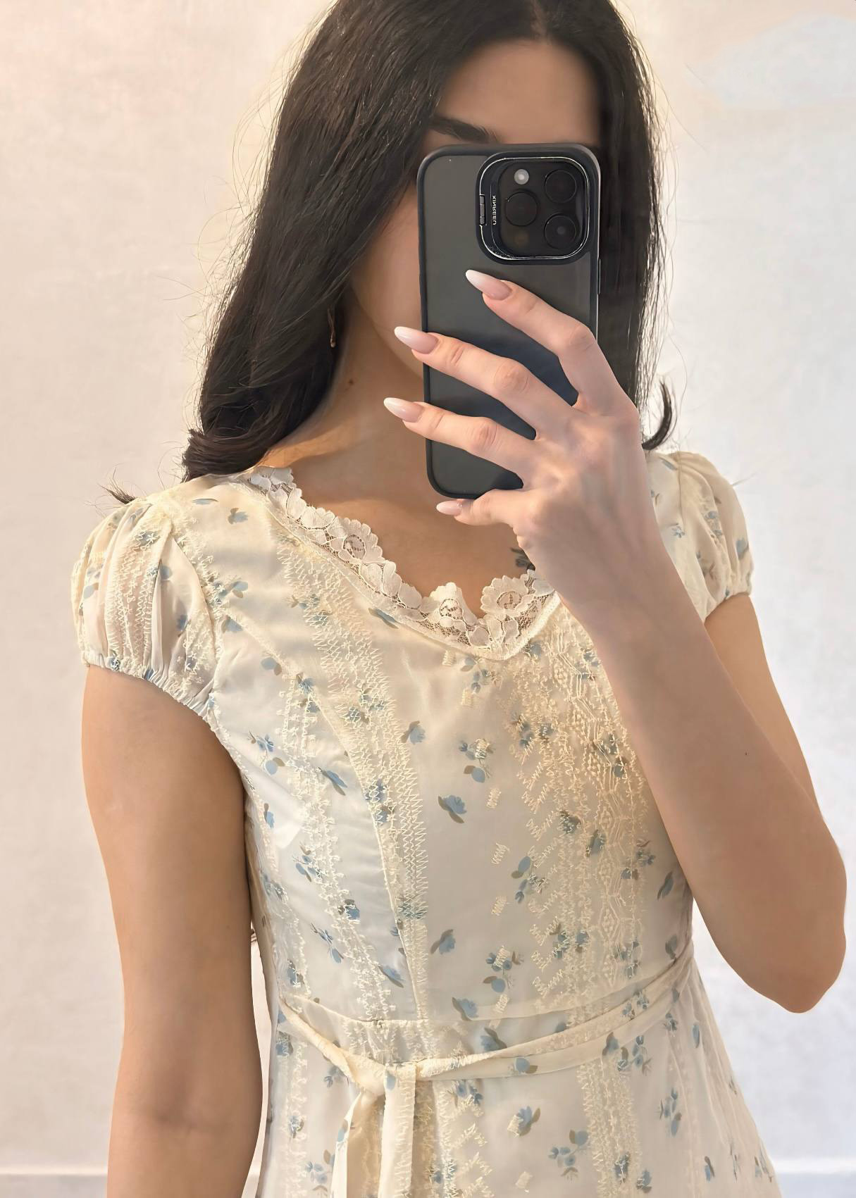 پیراهن مجلسی خامه دوزی