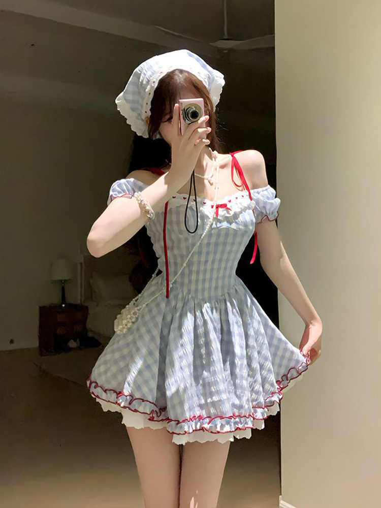 پیراهن نخی عروسکی پرنسسی