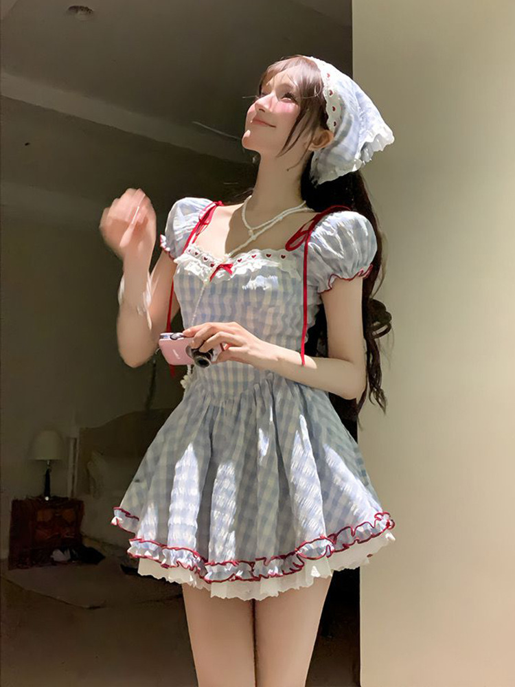 پیراهن نخی عروسکی پرنسسی