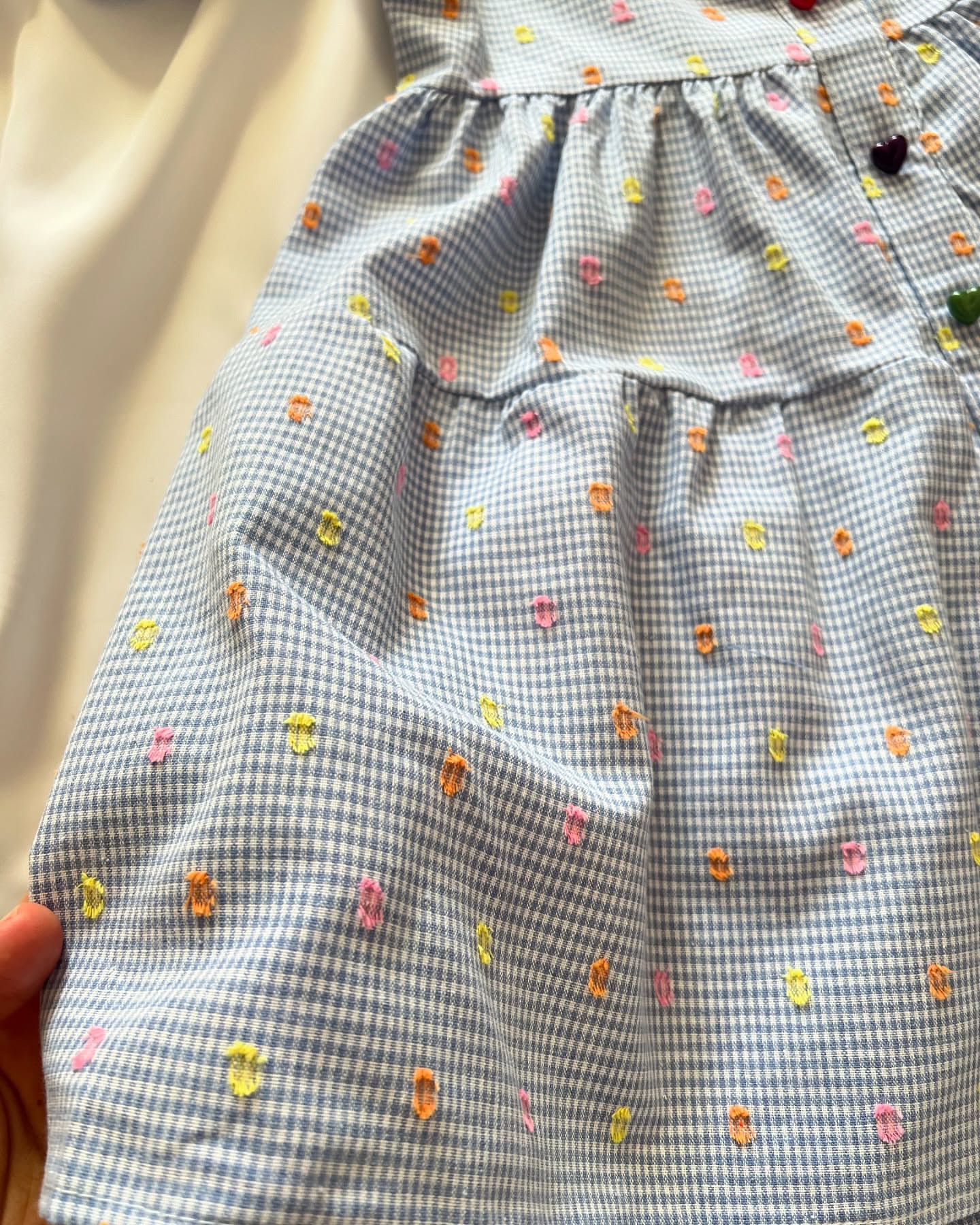 پیراهن نخی عروسکی پرنسسی