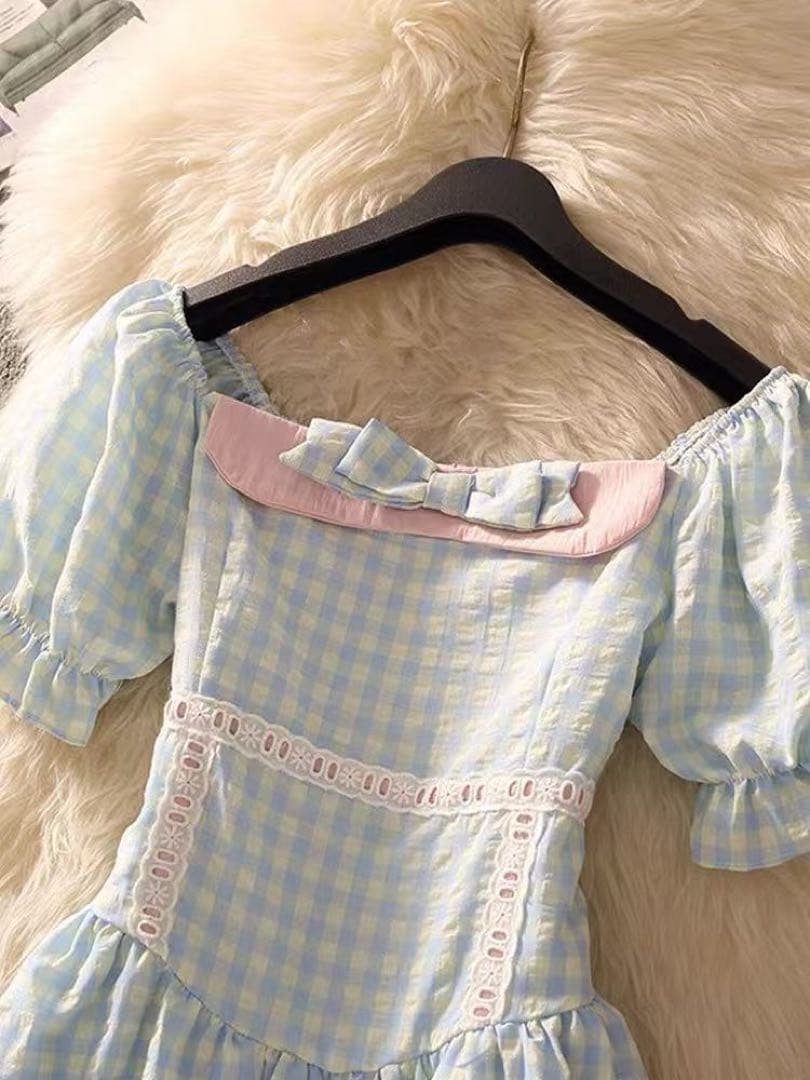 پیراهن نخی عروسکی پرنسسی