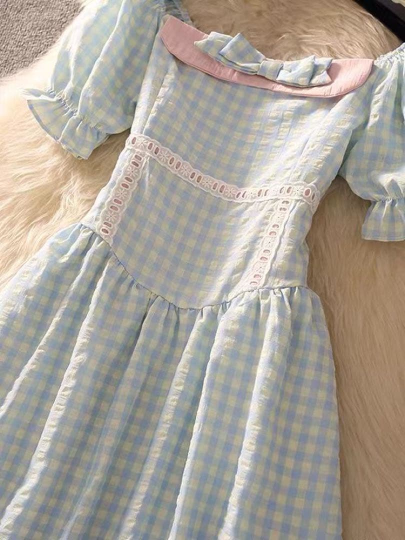 پیراهن نخی عروسکی پرنسسی