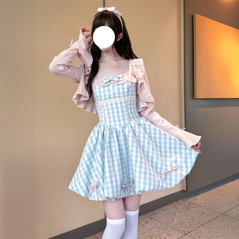 پیراهن نخی عروسکی پرنسسی