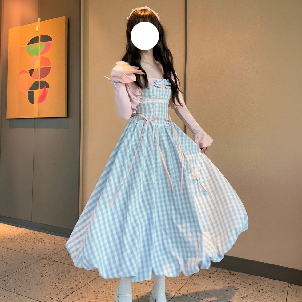 پیراهن نخی عروسکی پرنسسی