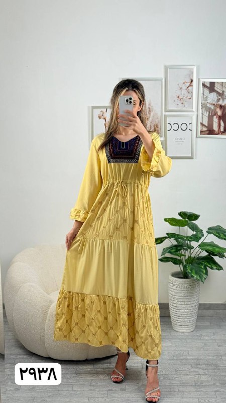پیراهن گلدوزی