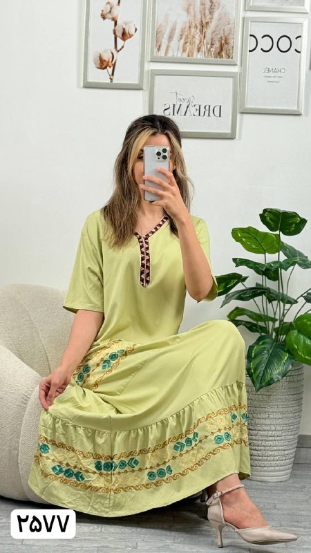پیراهن گلدوزی