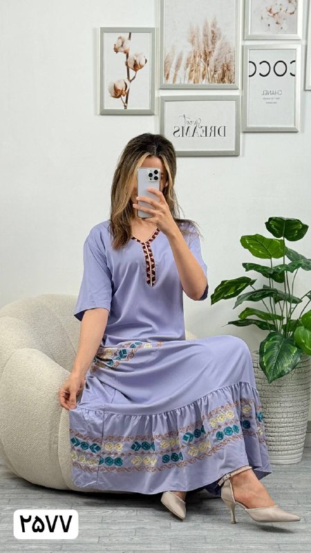 پیراهن گلدوزی