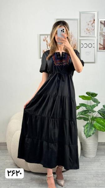 پیراهن گلدوزی