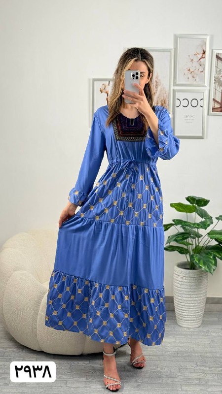 پیراهن گلدوزی
