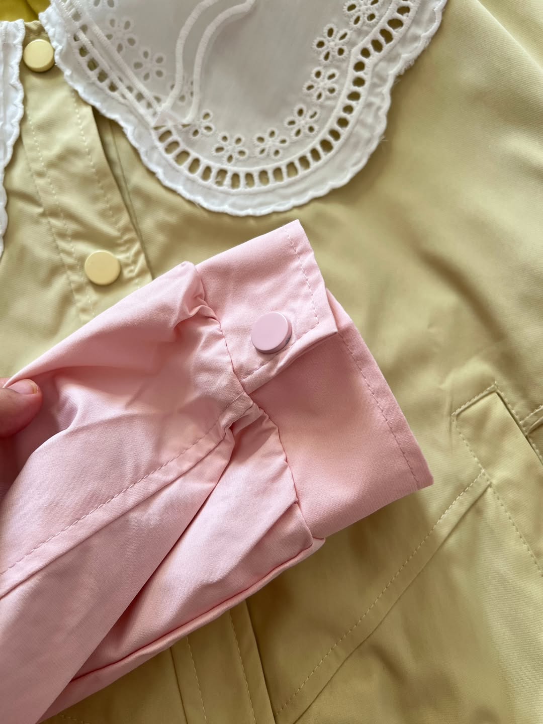 کت بارونی یقه BB