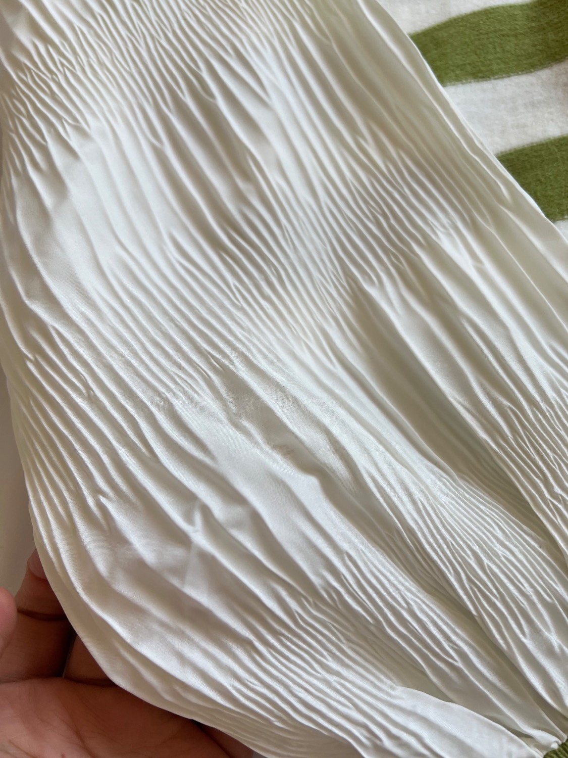 بلوز بافت آستین توری