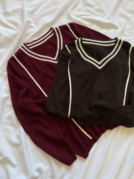 بلوز بافت یقه هفتی