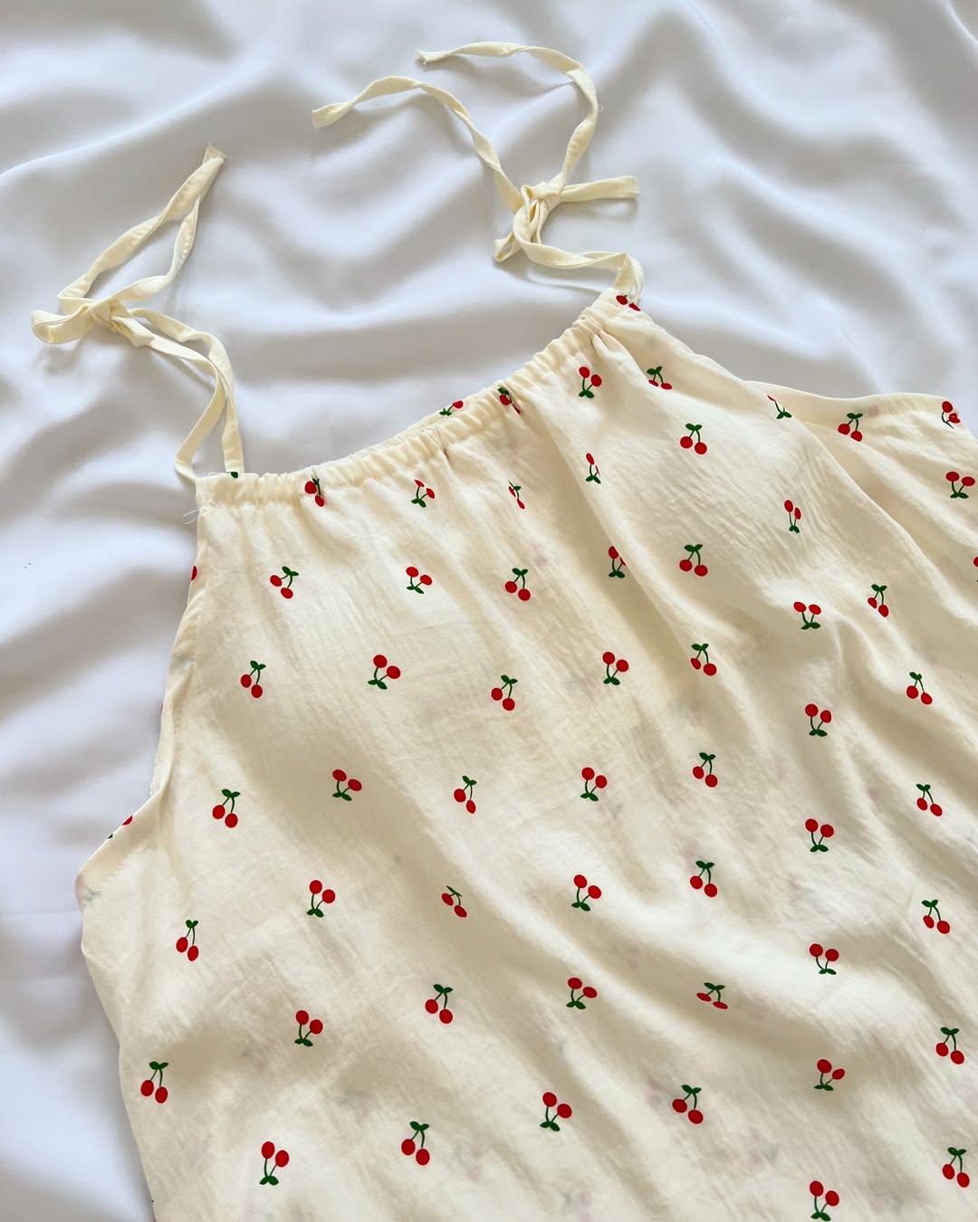 ست تاپ و شرتک نخی