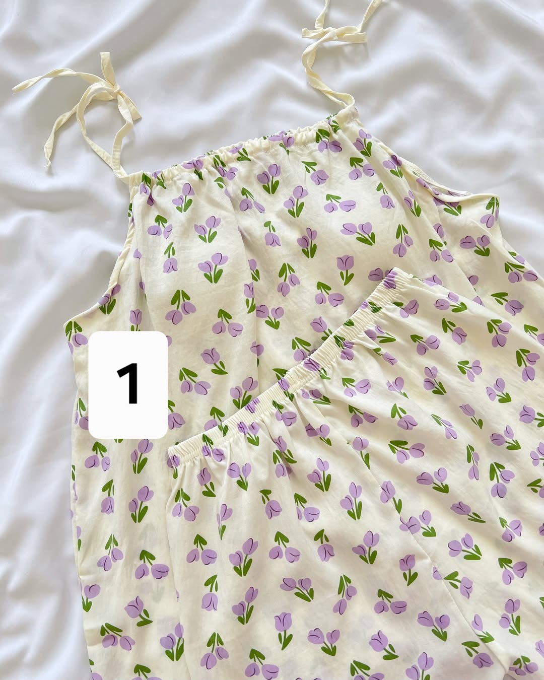 ست تاپ و شرتک نخی