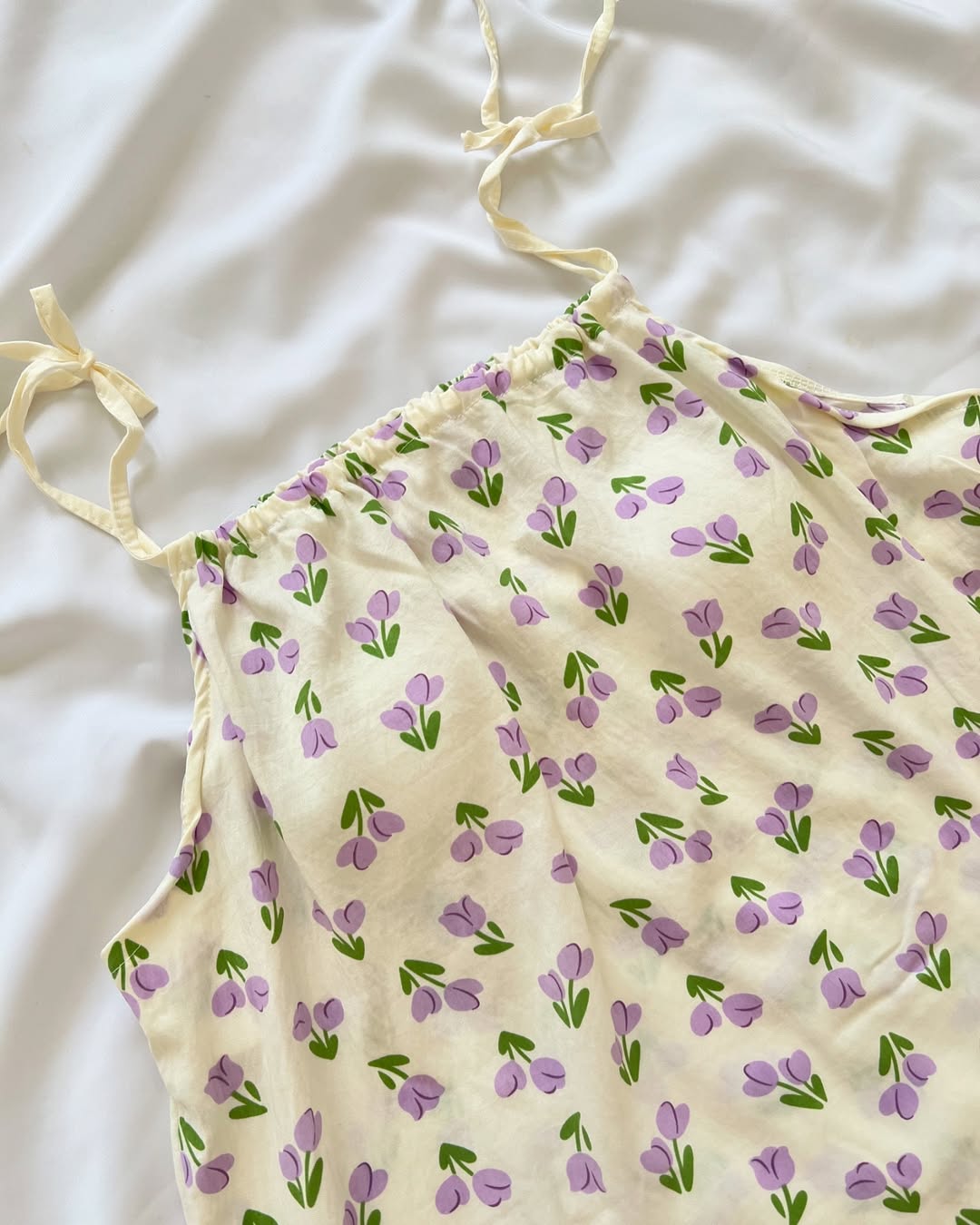 ست تاپ و شرتک نخی