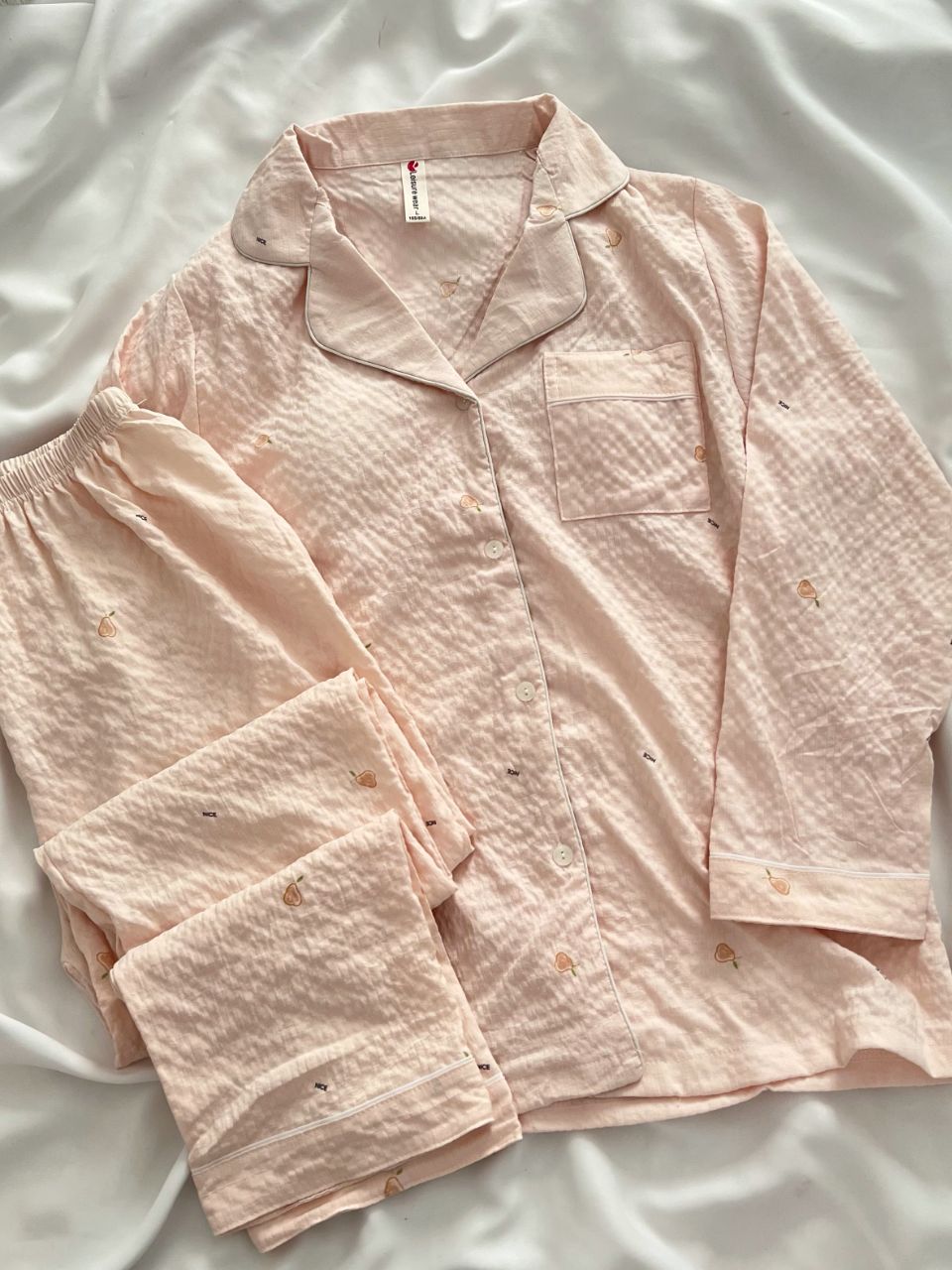 ست دو تیکه بلوز و شلوار نخ پنبه