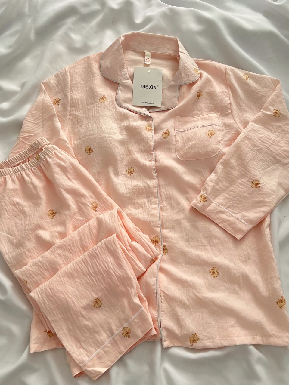 ست دو تیکه بلوز و شلوار نخ پنبه