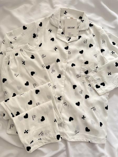 ست دو تیکه بلوز و شلوار نخ پنبه