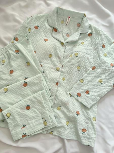 ست دو تیکه بلوز و شلوار نخ پنبه