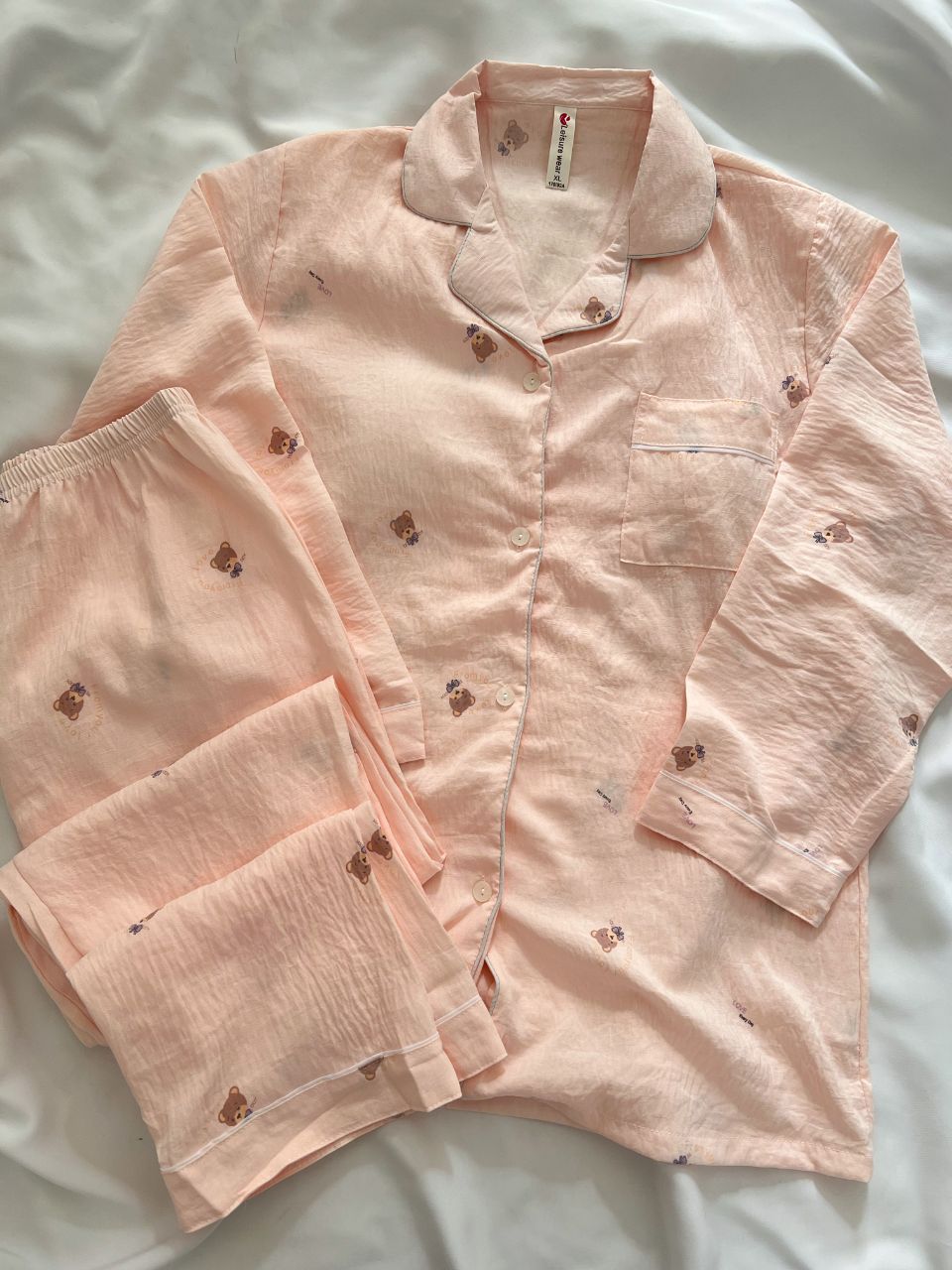 ست دو تیکه بلوز و شلوار نخ پنبه