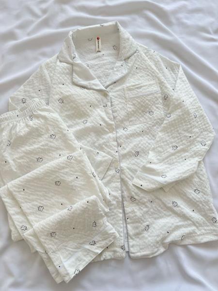 ست دو تیکه بلوز و شلوار نخ پنبه