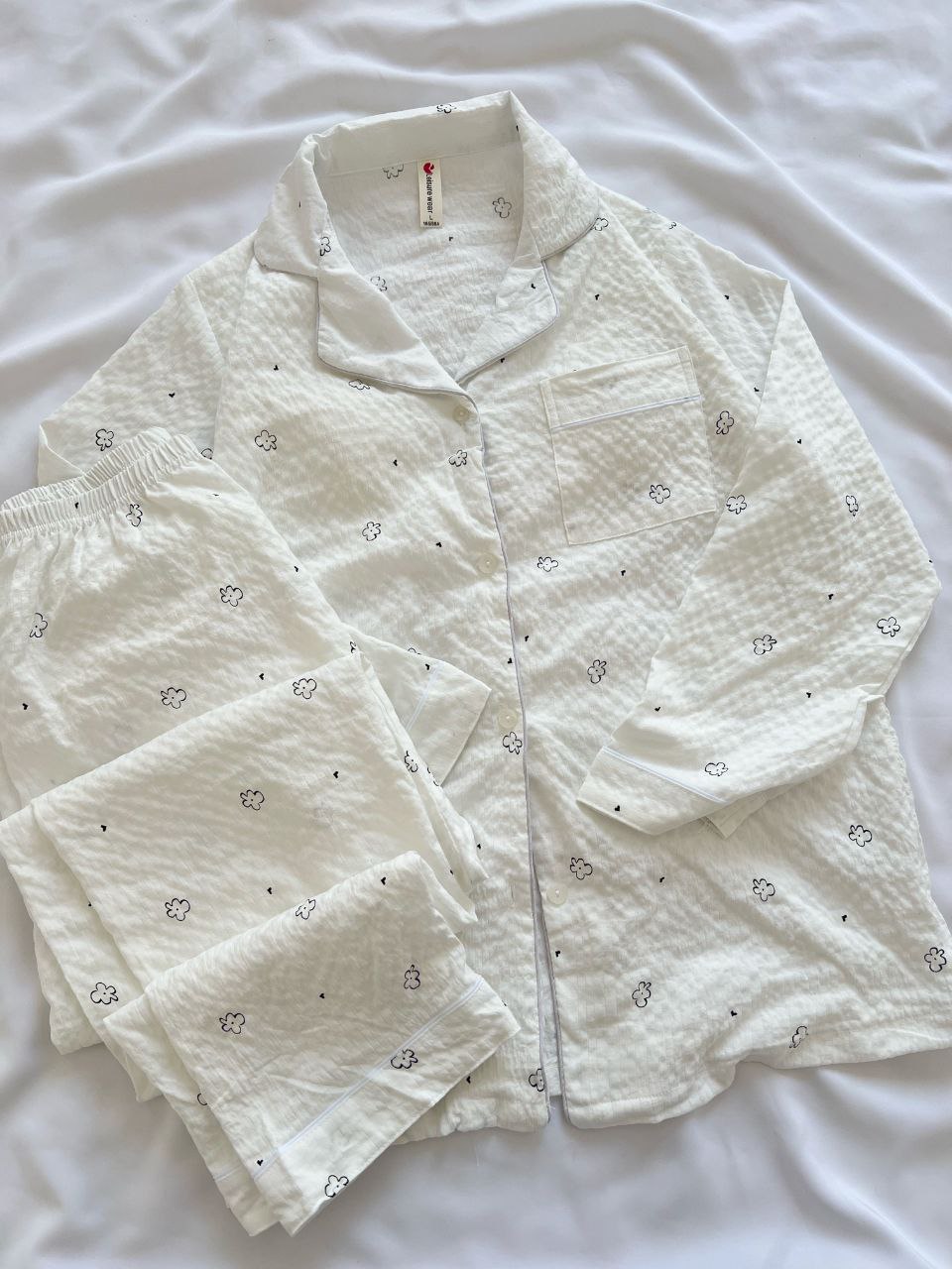 ست دو تیکه بلوز و شلوار نخ پنبه